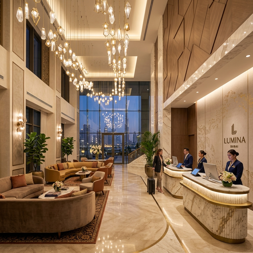 Boutique Hotel Lobby & Lounge